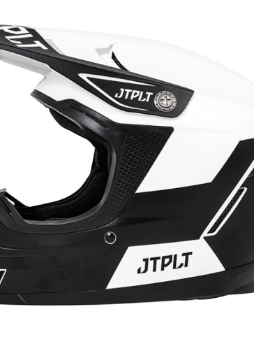 Casco Integrale Vault Helmet JetPilot Bianco & Nero Black & White