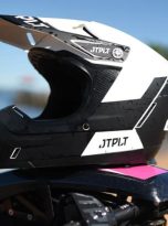 JetPilot casco helmet vault bianco nero white black maremoto genova 3